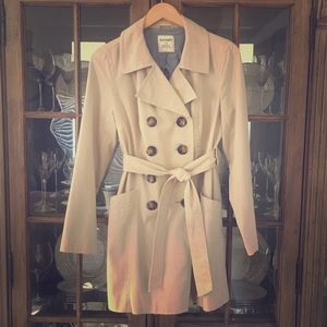 Khaki trench coat